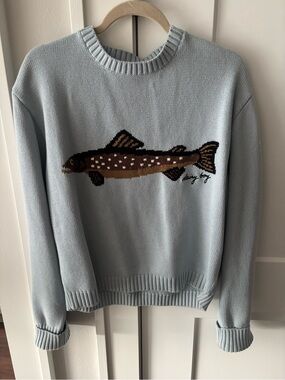 Dairy Boy Fish Knit Sweater
